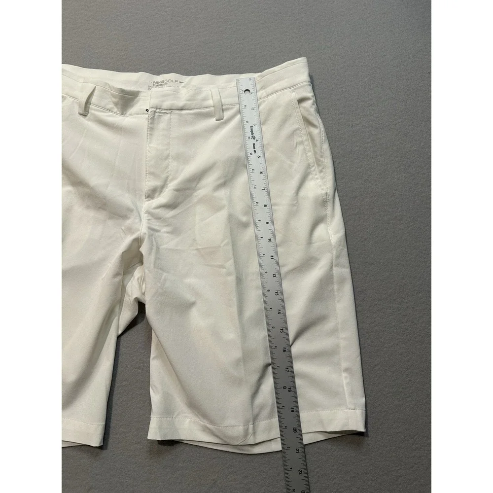 Nike Golf Dri Fit Shorts Mens 35 Off White Performance Stretch Standard Fit